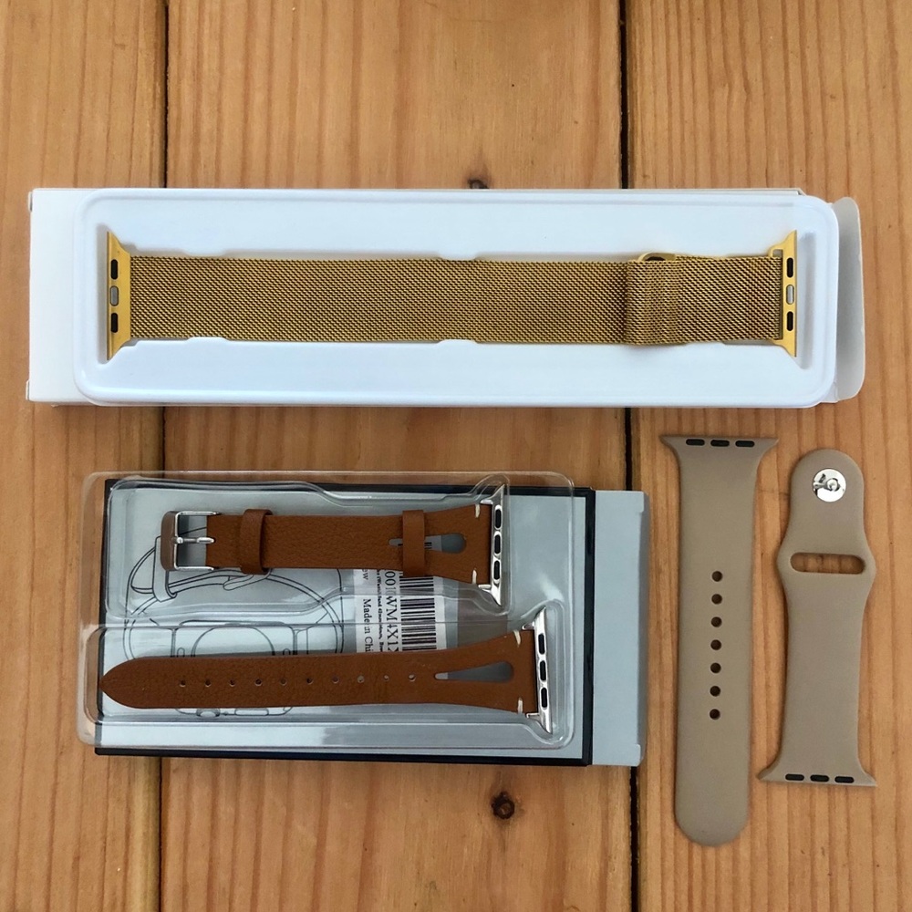 Three Apple Watch 42mm Bands.